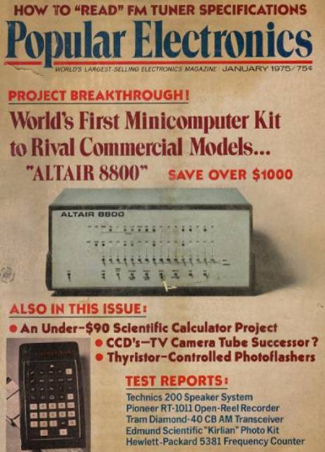 Premiere ordinateur et la puce du micro-ordinateur : Histoire